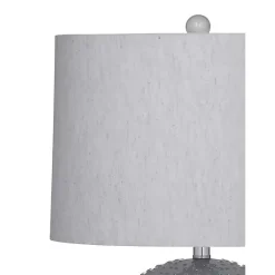 Kirklands Home Blue Beaded Globe Table Lamp Gray Clearance