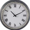 Kirklands Home Blue Beaded Roman Numeral Clock Clearance