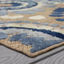 Kirklands Home Blue Bliss Bay Outdoor Area Rug, 6x9 Sale