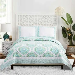 Kirklands Home Bohemian Breeze 3-pc. King Quilt Set Blue Outlet