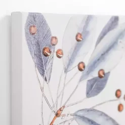 Kirklands Home Blue Botanical Berries Canvas Art Prints, Set of 2 Online