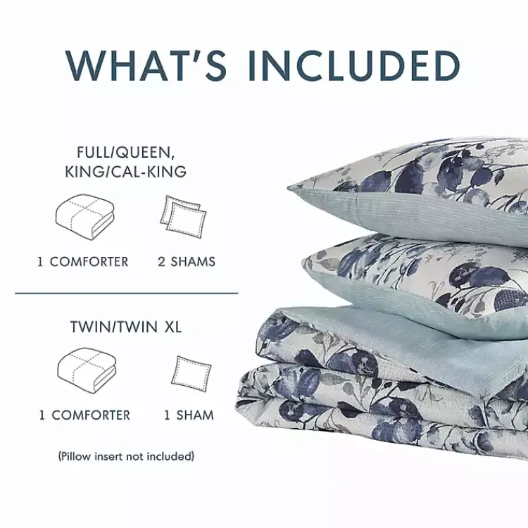Kirklands Home Blue Botanical 2-pc. Twin/Twin XL Comforter Set Sale