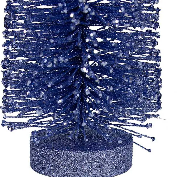 Christmas Decorations>Kirklands Home Bottle Brush Christmas Tree, 14 in. Blue