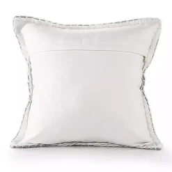 Kirklands Home Blue Buffalo Check Stitched Outdoor Throw Pillow Clearance