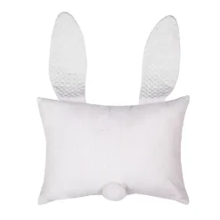 Easter Decorations>Kirklands Home Blue Bunny Face Pillow