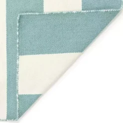 Kirklands Home Blue Cabana Stripe Indoor/Outdoor Area Rug, 7x9 Hot