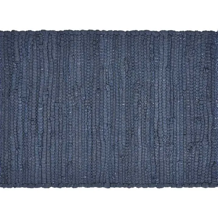 Kirklands Home Casual Woven Placemats, Set of 4 Blue Discount