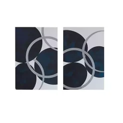 Kirklands Home Blue Celestial Orbit Canvas Art Prints, Set of 2 Sale