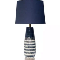 Kirklands Home Ceramic Berni Table Lamp Blue Best