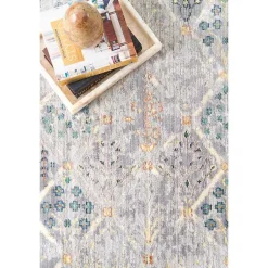 Kirklands Home Claretta Area Rug, 5x7 Blue Clearance