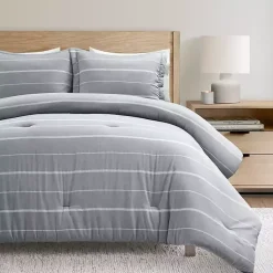 Kirklands Home Classic Stripe 3-pc. Full/Queen Comforter Set Blue Sale