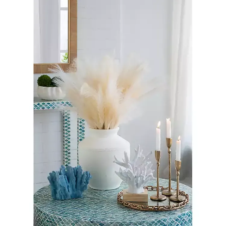 Statues & Figurines>Kirklands Home Coral Statue Blue