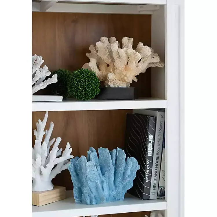 Statues & Figurines>Kirklands Home Coral Statue Blue