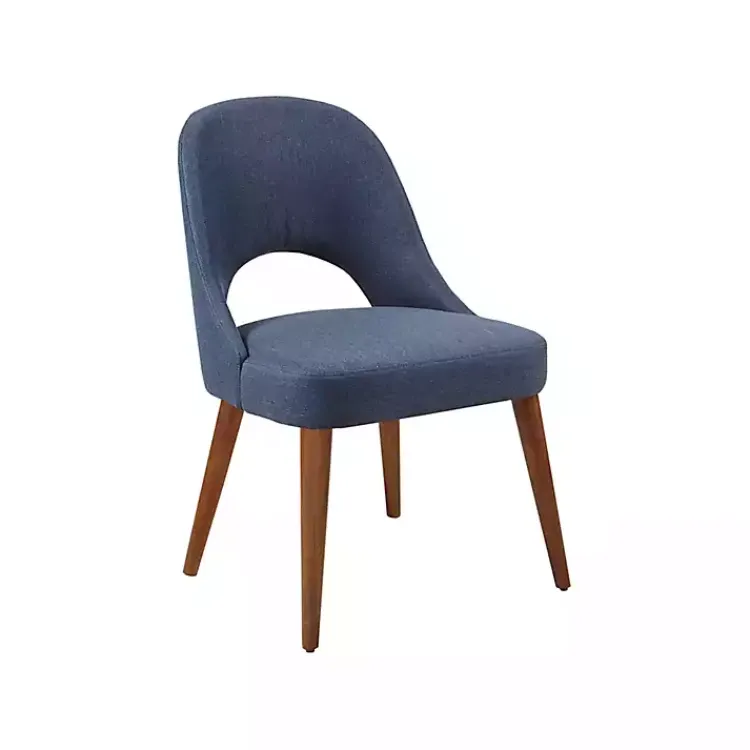 Kirklands Home Cut-Out Pecan Wood Dining Chairs, Set of 2 Blue Online