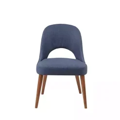 Kirklands Home Cut-Out Pecan Wood Dining Chairs, Set of 2 Blue Online