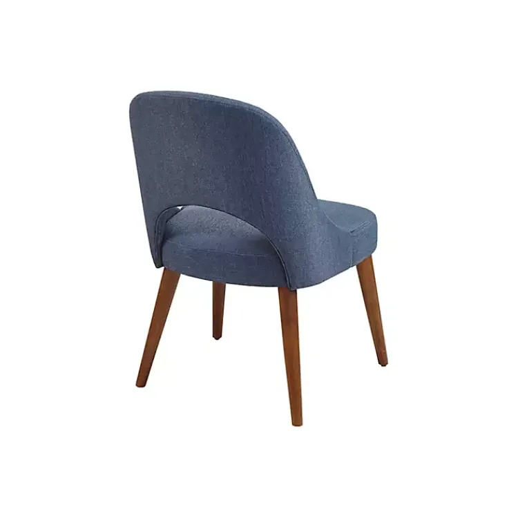Kirklands Home Cut-Out Pecan Wood Dining Chairs, Set of 2 Blue Online