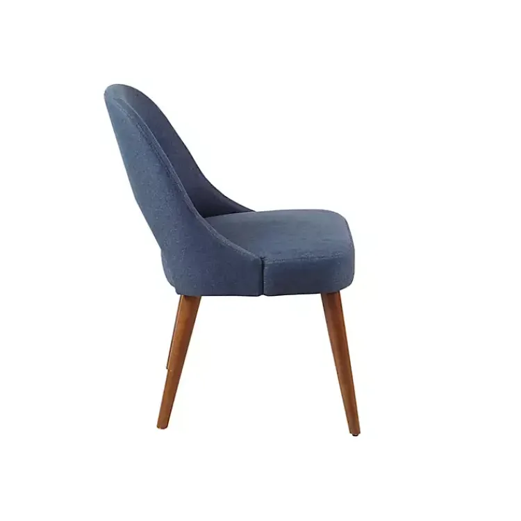 Kirklands Home Cut-Out Pecan Wood Dining Chairs, Set of 2 Blue Online