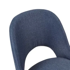 Kirklands Home Cut-Out Pecan Wood Dining Chairs, Set of 2 Blue Online