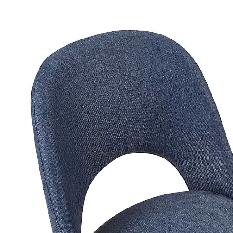 Kirklands Home Cut-Out Pecan Wood Dining Chairs, Set of 2 Blue Online