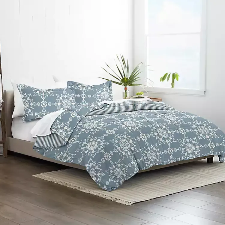 Kirklands Home Daisy Medallion King 3-pc. Comforter Set Blue Online