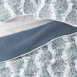 Kirklands Home Blue Damask Reversible 2-pc. Twin Quilt Set Clearance