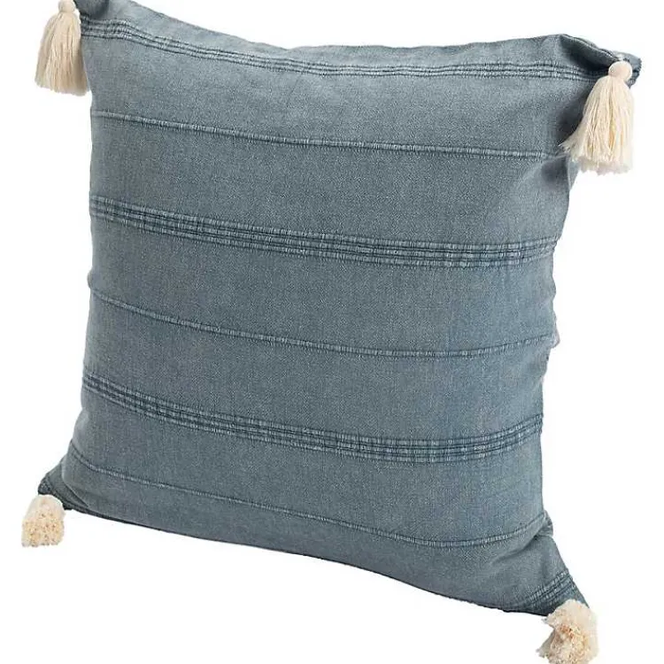 Pillows>Kirklands Home Dobby Loomed Pillow Blue