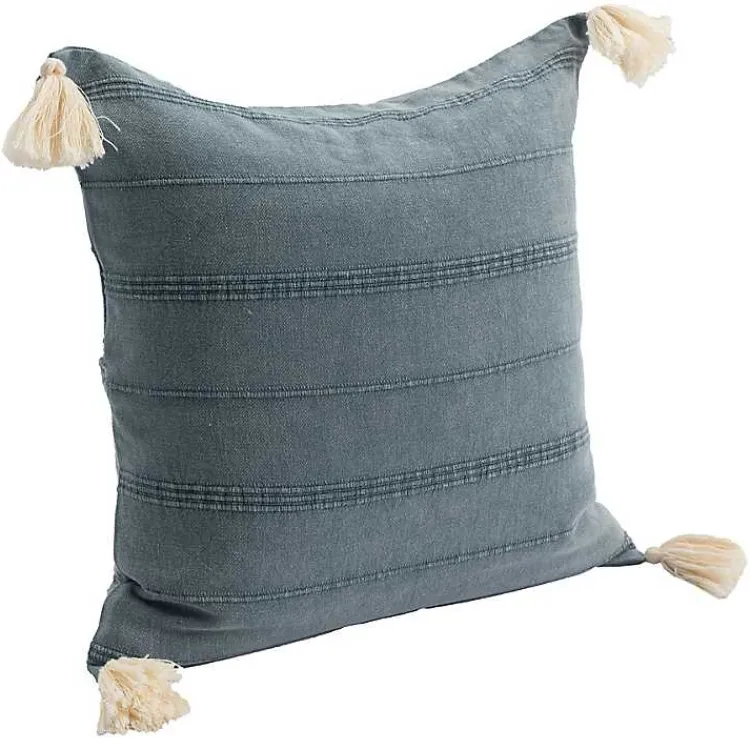 Pillows>Kirklands Home Dobby Loomed Pillow Blue