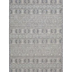 Kirklands Home Draya Indoor/Outdoor Area Rug, 5x7 Blue New