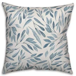 Easter Decorations>Kirklands Home Blue Easter Blessings Floral Pillow