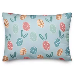 Kirklands Home Blue Easter Egg Bunny Ear Indoor/Outdoor Pillow Hot