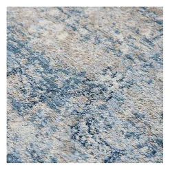 Kirklands Home Blue Edward Overdyed Area Rug, 8x10 New