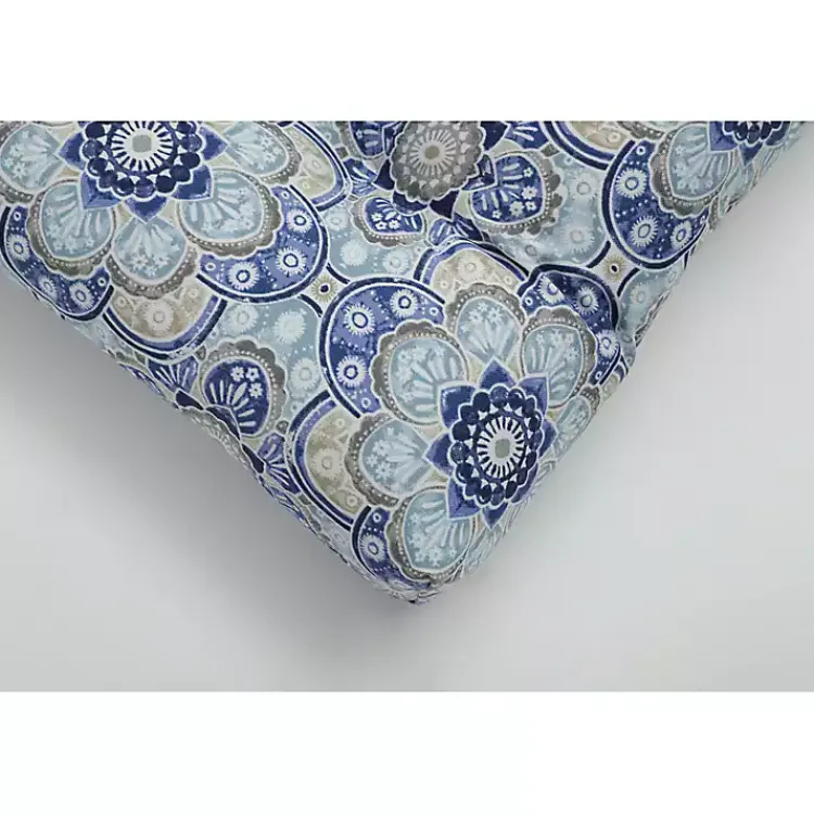Kirklands Home Emilia Outdoor Curve Seat Cushion, Set of 2 Blue Discount