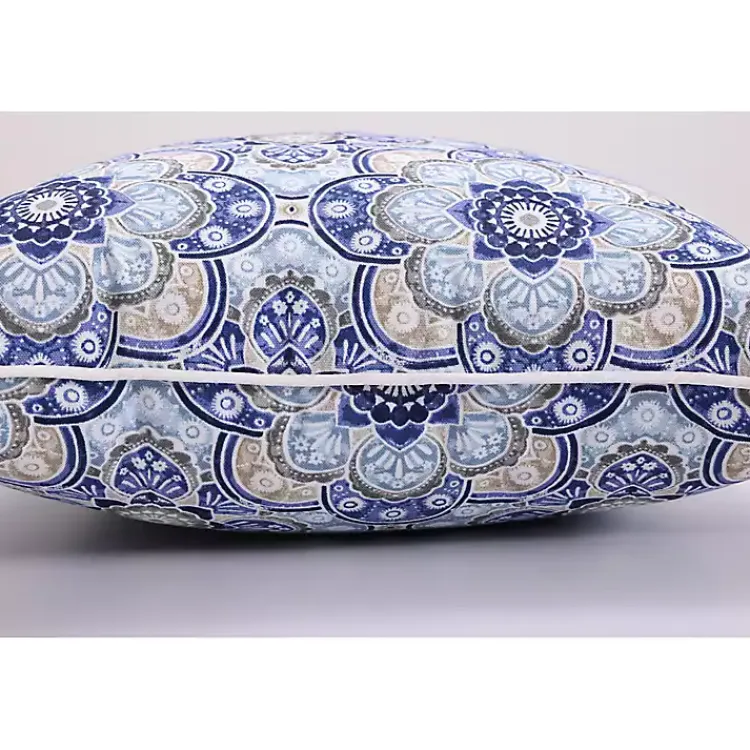 Kirklands Home Emilia Outdoor Throw Pillows, Set of 2 Blue Sale