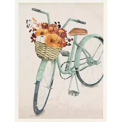 Fall>Kirklands Home Fall Bike Framed Art Print Blue
