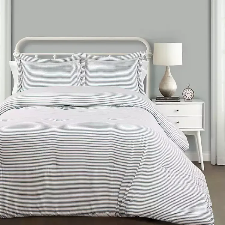 Kirklands Home Blue Farmhouse 3-pc. Full/Queen Comforter Set Sale