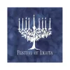Hanukkah Decorations>Kirklands Home Blue Festival of Lights Canvas Art Print