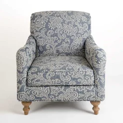 Kirklands Home Blue Floral English Armchair Online