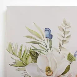 Kirklands Home Blue Floral in China Vase II Canvas Art Print Clearance