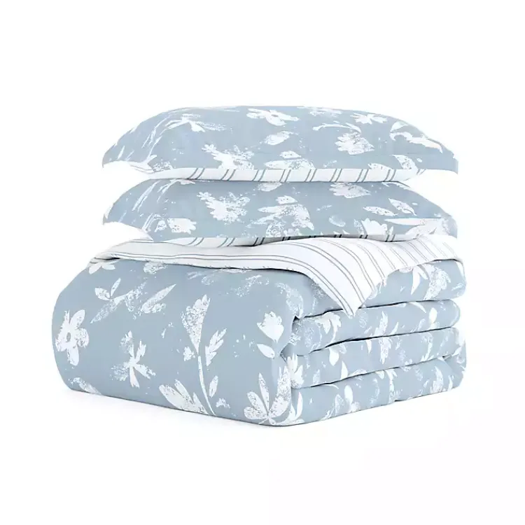Kirklands Home Blue Garden Farmhouse 3-pc. Queen Duvet Cover Set Hot