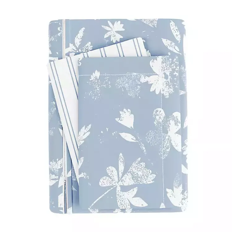 Kirklands Home Blue Garden Farmhouse 3-pc. King Duvet Cover Set Clearance
