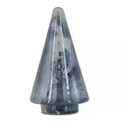 Christmas Decorations>Kirklands Home Glass Cone Shaped Christmas Tree, 11.5 in. Blue