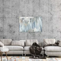 Kirklands Home Blue Illusion Canvas Art Print Sale