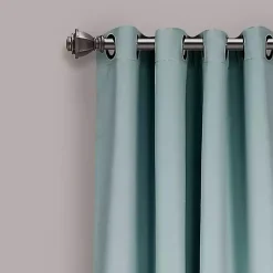Kirklands Home Insulated Blackout Curtain Panel Set, 108 in. Blue Clearance