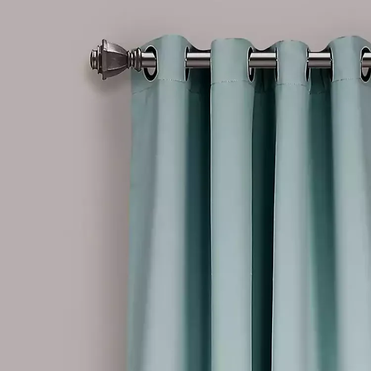 Kirklands Home Insulated Blackout Curtain Panel Set, 108 in. Blue Clearance