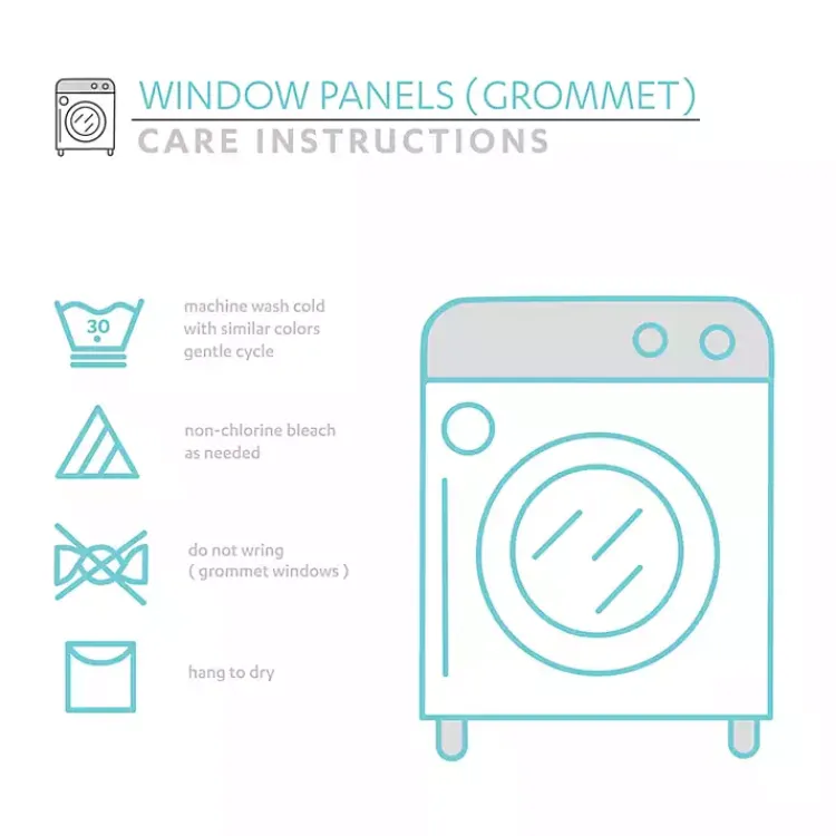 Kirklands Home Insulated Blackout Curtain Panel Set, 108 in. Blue Clearance