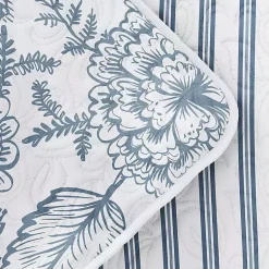 Kirklands Home Blue Jacobean Reversible 2-pc. Twin Quilt Set Best