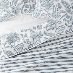 Kirklands Home Blue Jacobean Reversible 3-pc. Queen Quilt Set Outlet
