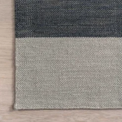 Kirklands Home Blue Jay Emily Henderson x RugsUSA Area Rug, 4x6 New