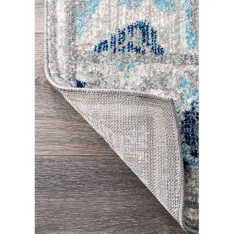 Kirklands Home Blue Kiyoko Area Rug, 5x7 Multi