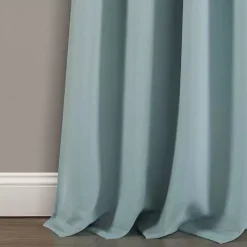 Kirklands Home Knotted Curtain Panel Set, 84 in. Blue Best
